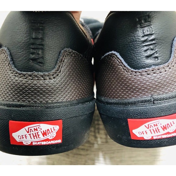 Vans Men's Wayvee Justin Henry Sz 6 Skate shoes Coffeebean Black Popcush New - Picture 5 of 10